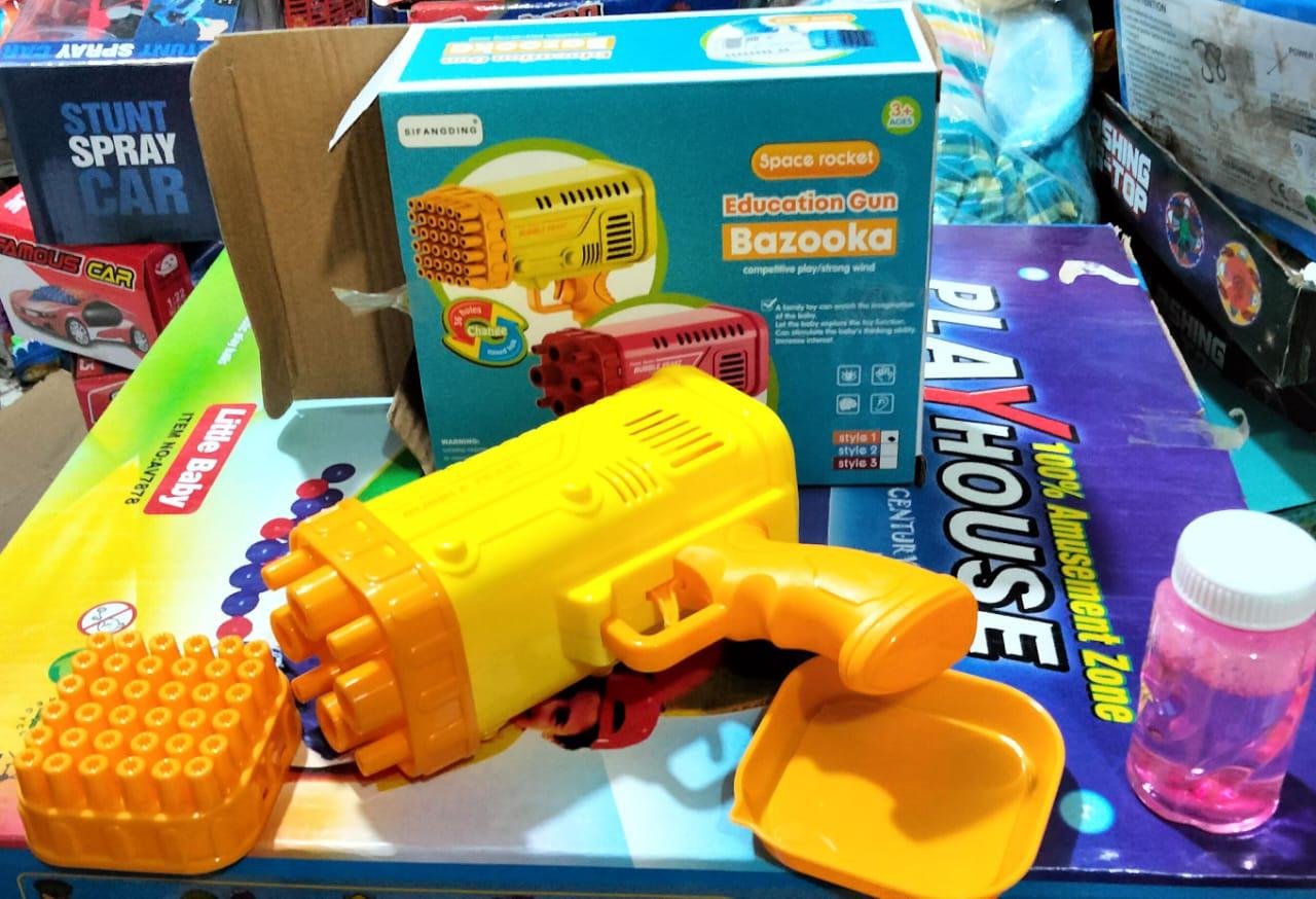 36 / 8 Hole Bazooka Bubble Water Gun - Image 5
