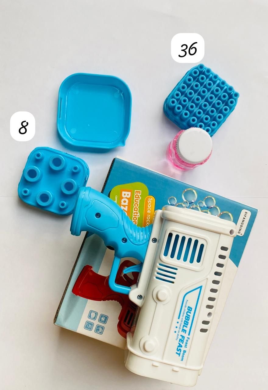 36 / 8 Hole Bazooka Bubble Water Gun - Image 2