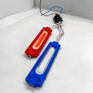 Pack Of 2 Pair (4Pcs) High Quality Red And Blue Flasher Light...