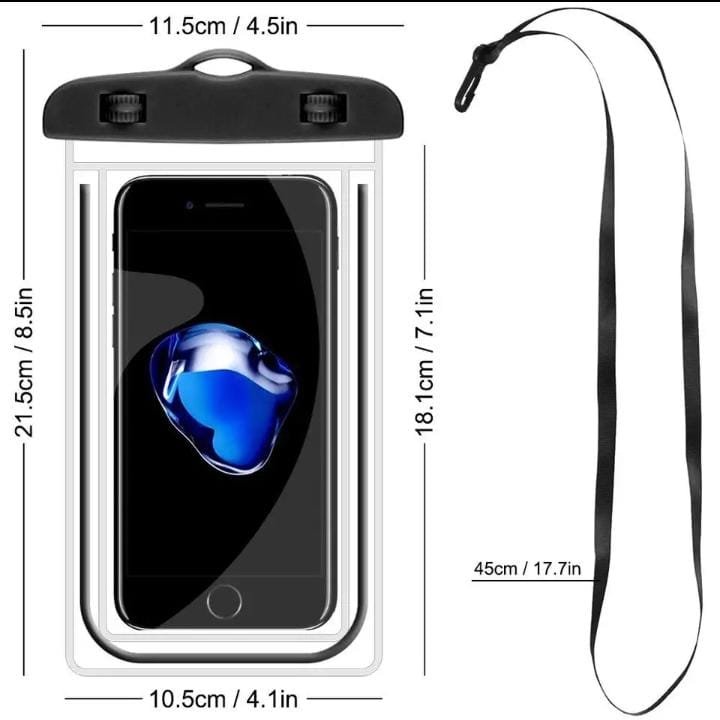 Water Proof Cover Bag For Mobile - Max Screen Size Could Be 6.2... - Image 5