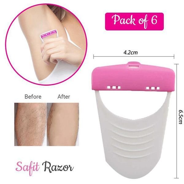 6 Pcs Ladies Womens Girls Shaver Trimmer Bikini Razor Soft - Image 3