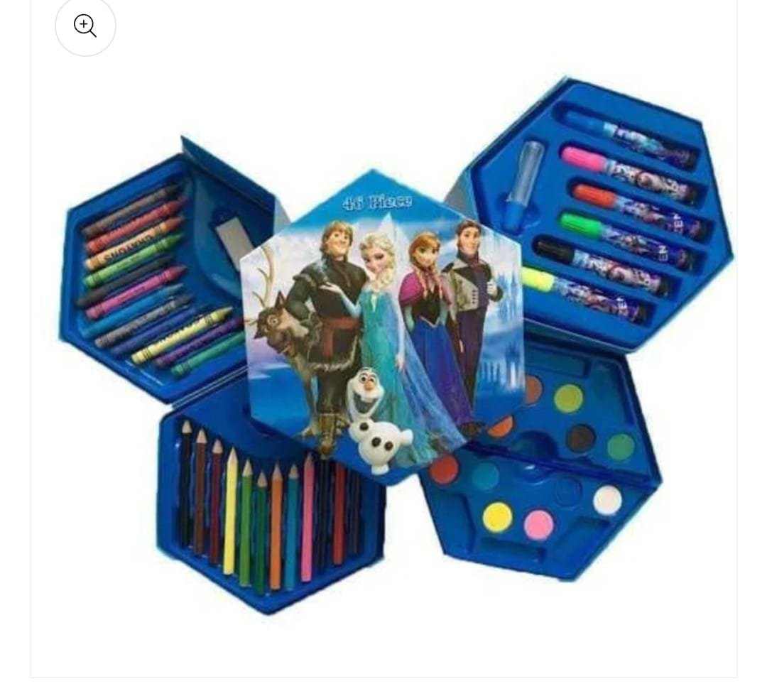 46 Pcs Painting Colour Kit For Kids, Fun Disney/Cartoon Character... - Image 3