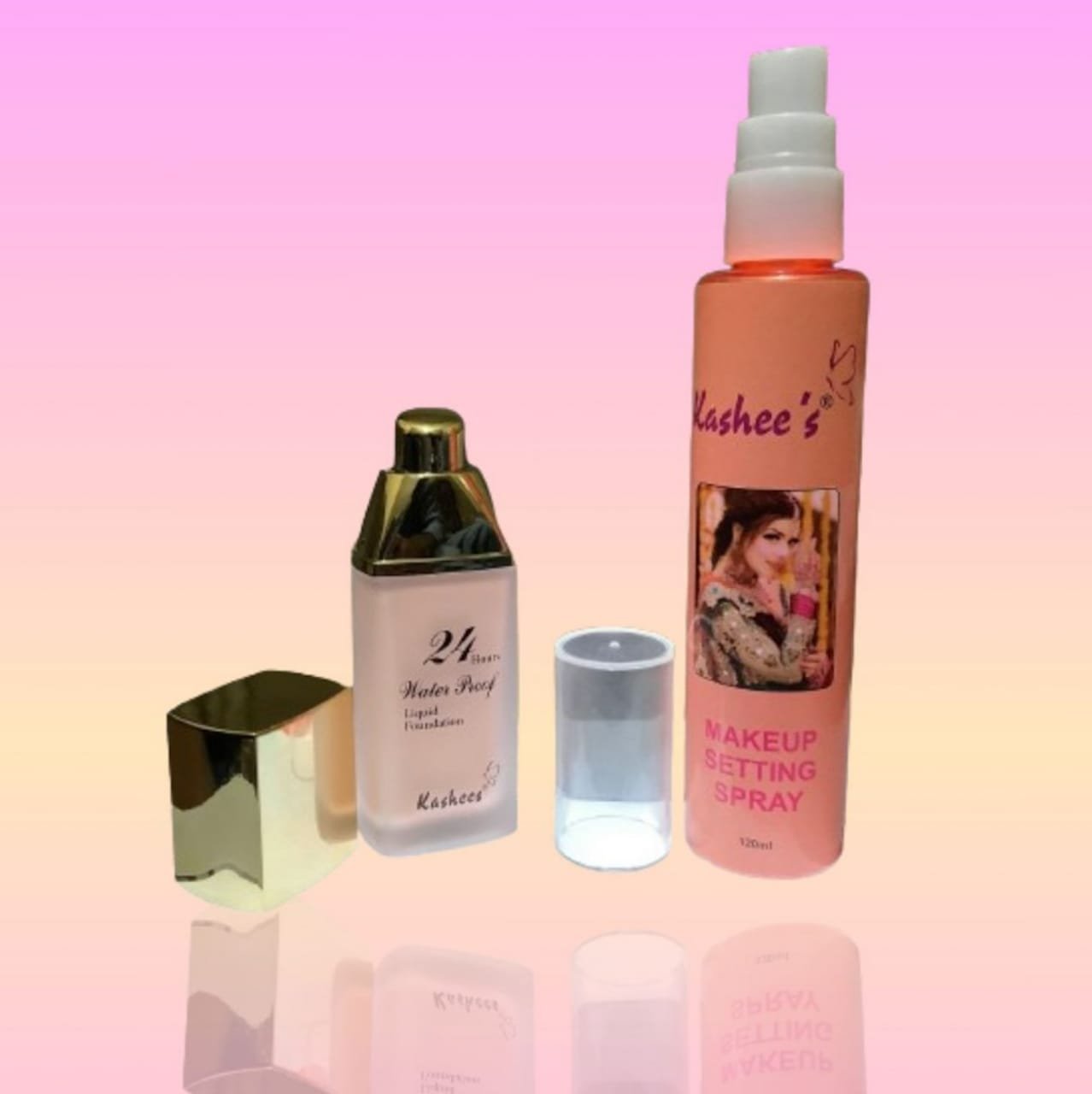 2 In 1 Kashee'S High Coverage Foundation &Amp; Makeup Fixer Deal