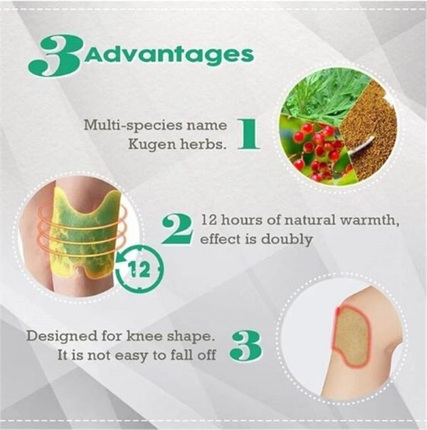 Pack Of 10 Knee Pain Relief Patch - Image 5