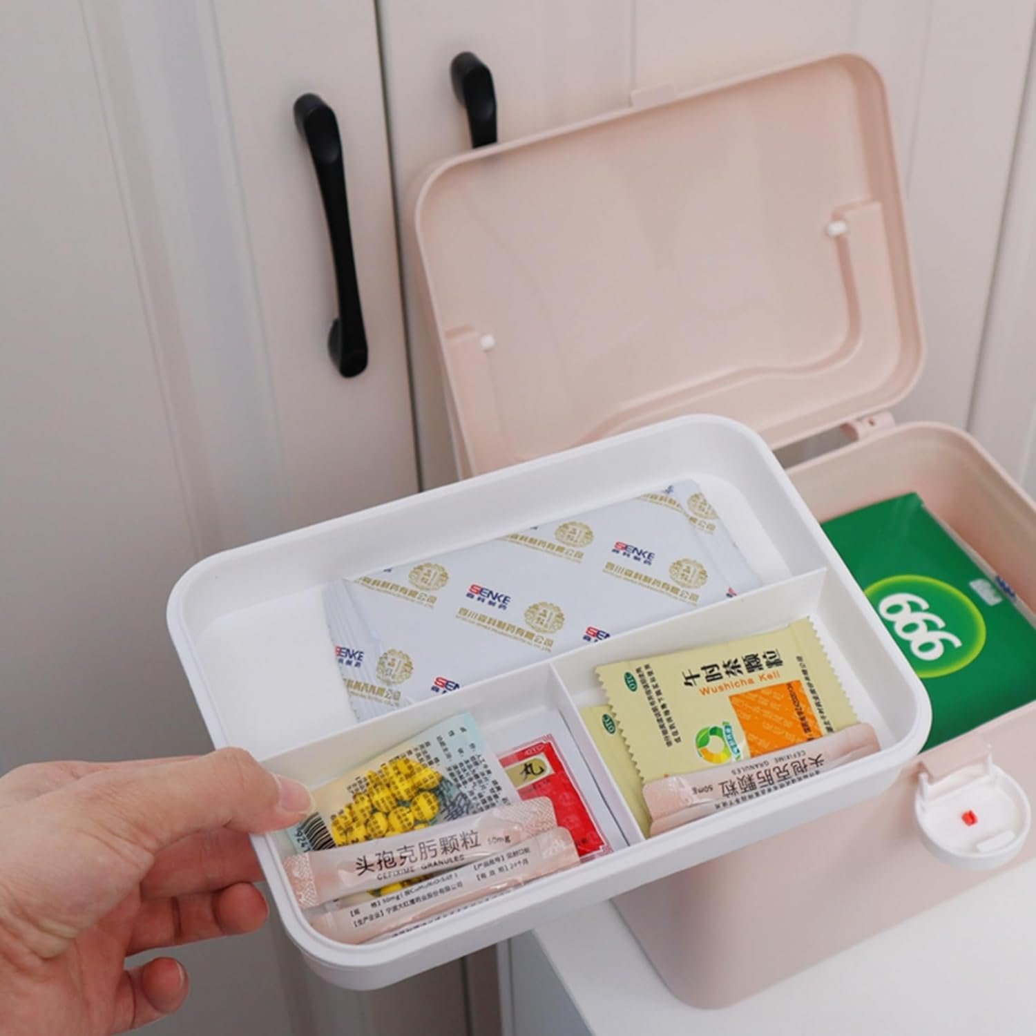 Empty Small First Aid Box High Quality Medicine Box (Random Color) - Image 3