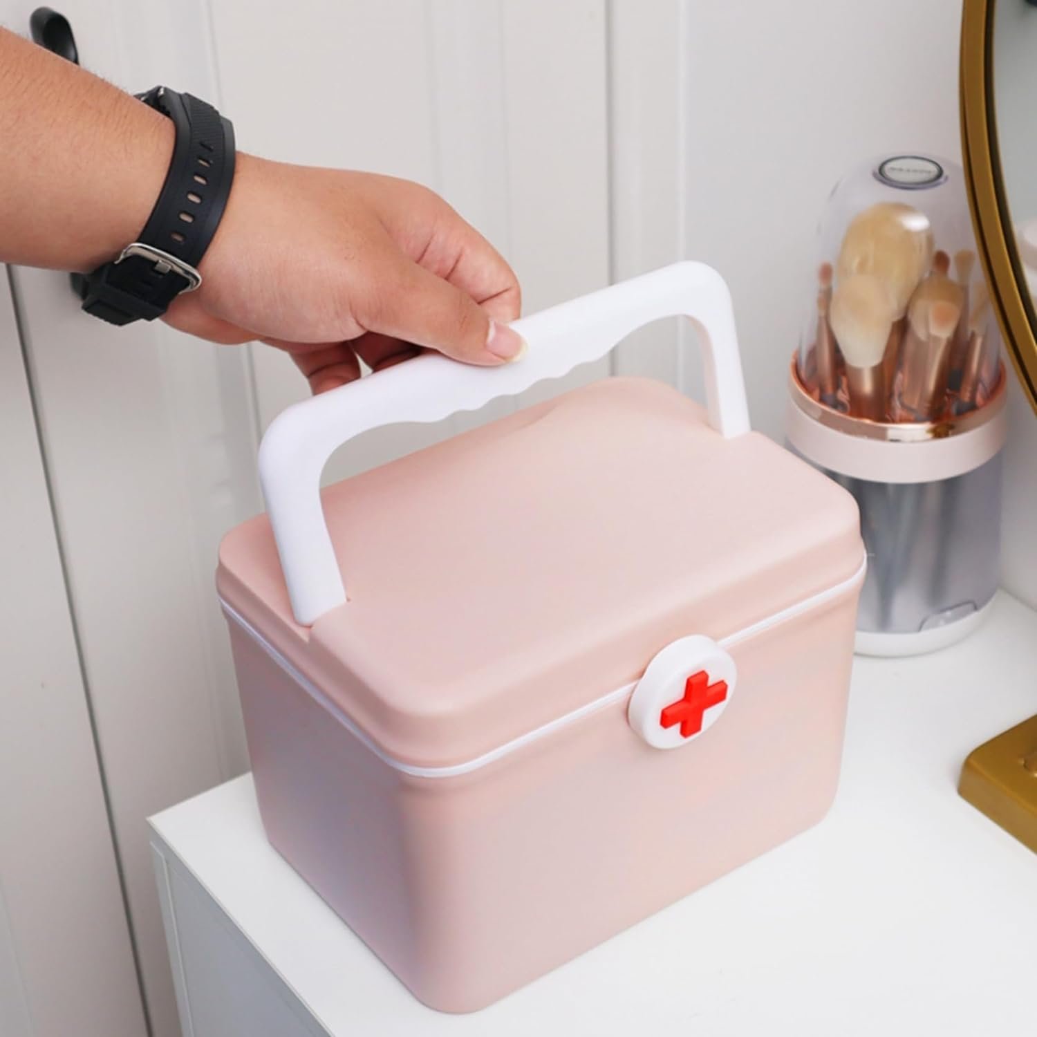 Empty Small First Aid Box High Quality Medicine Box (Random Color) - Image 4