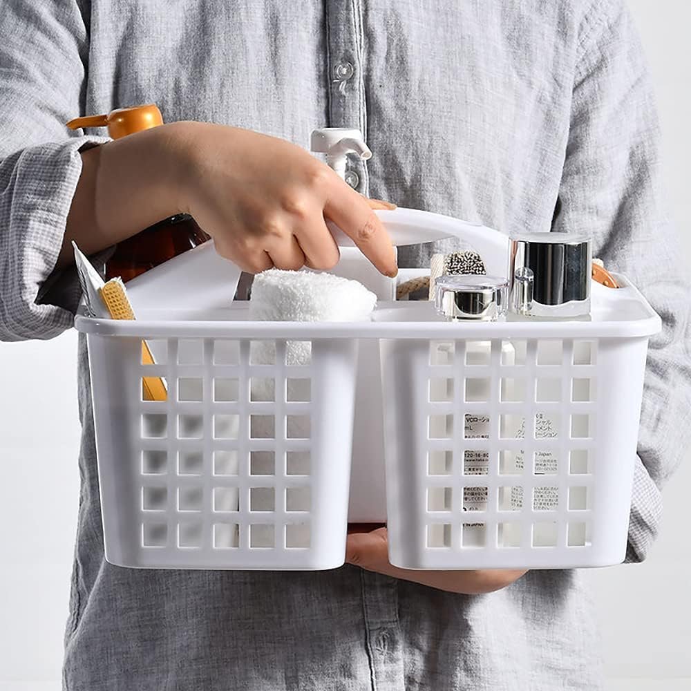Plastic Bathroom Basket Kitchen Sink Basket Shower Caddy Basket... - Image 5