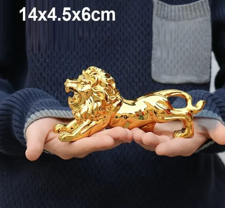 Get Golden Lion Car Dashboard Decoration - Image 2