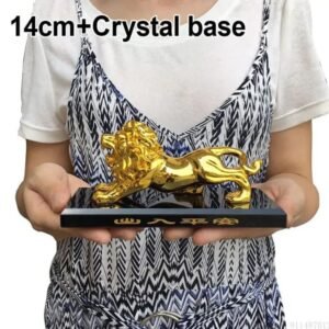 Get Golden Lion Car Dashboard Decoration