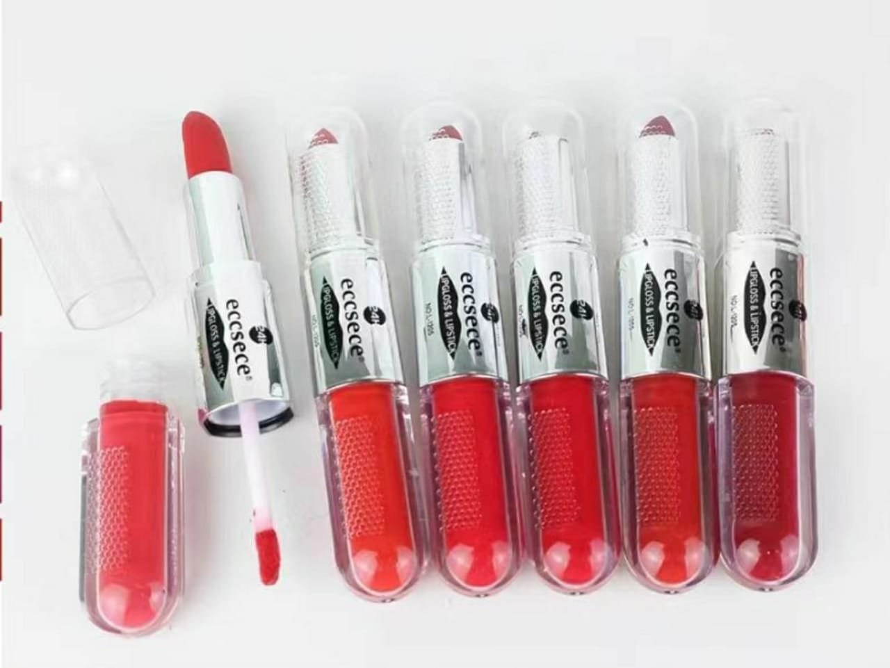 Eccsece 2 In 1 Lipstick + Lipgloss - Image 2