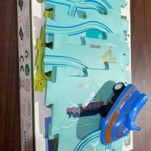 Puzzle Track Car Play Set / Diy Building Block Train Rail Car Toy...
