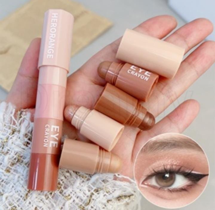 (One Pcs ) 4 In 1 Eye Makeup Pen (Random Color) Without Box - Image 5