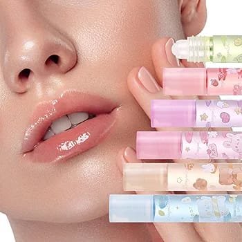 (Pack Of 3)Lip Oil For Winters Glossy Lips - Image 4