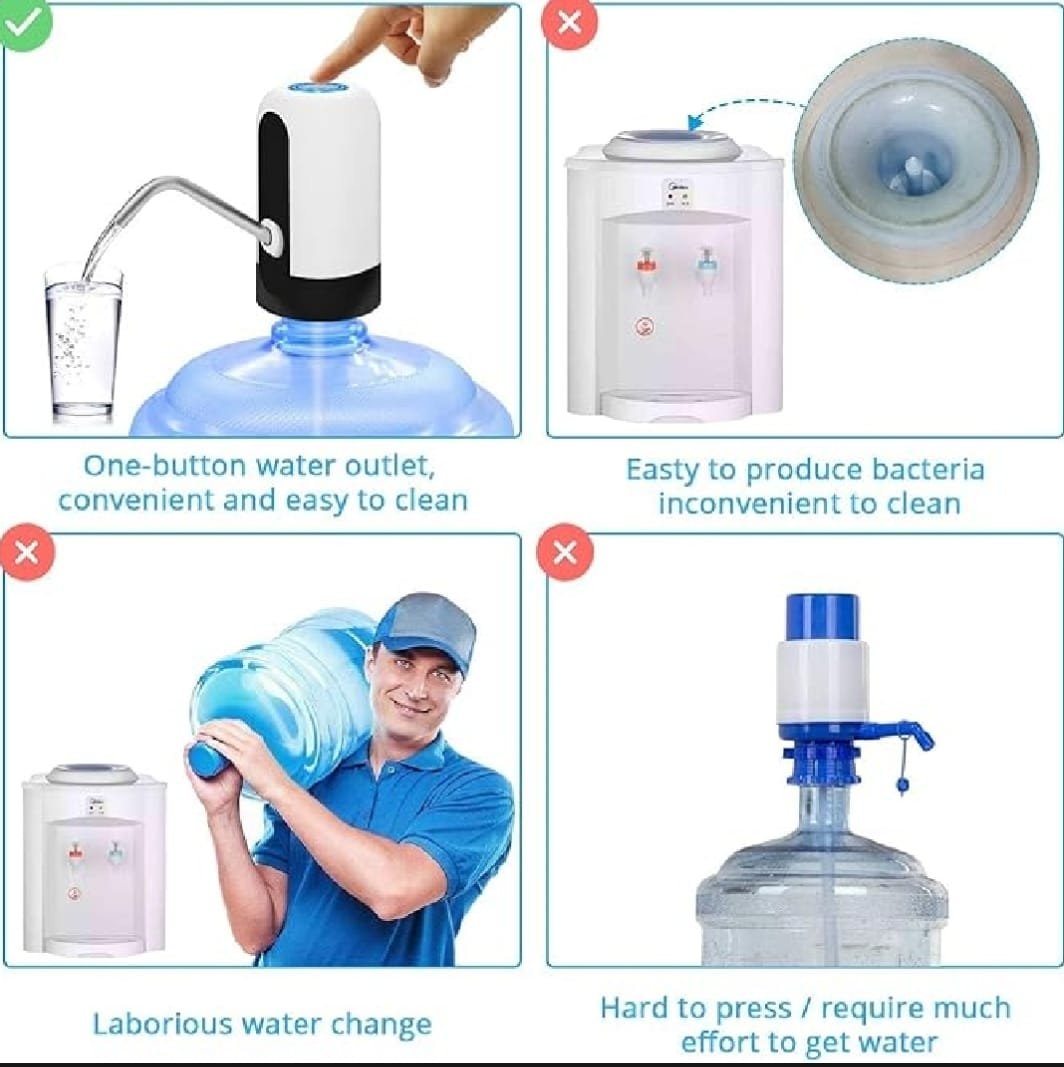 Electric Water Dispenser Portable Automatic Electric Water Pump...