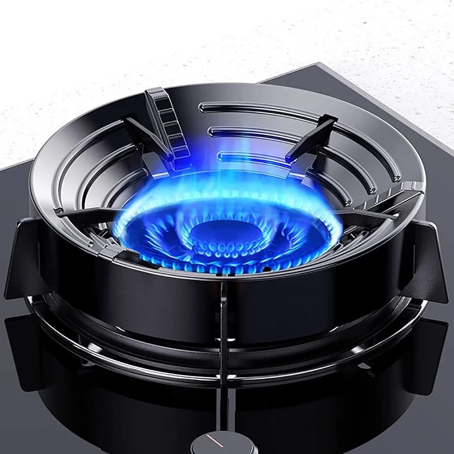 Gas Stove Burner Stand Non Slip Bracket 3D Windproof Hood Gas...