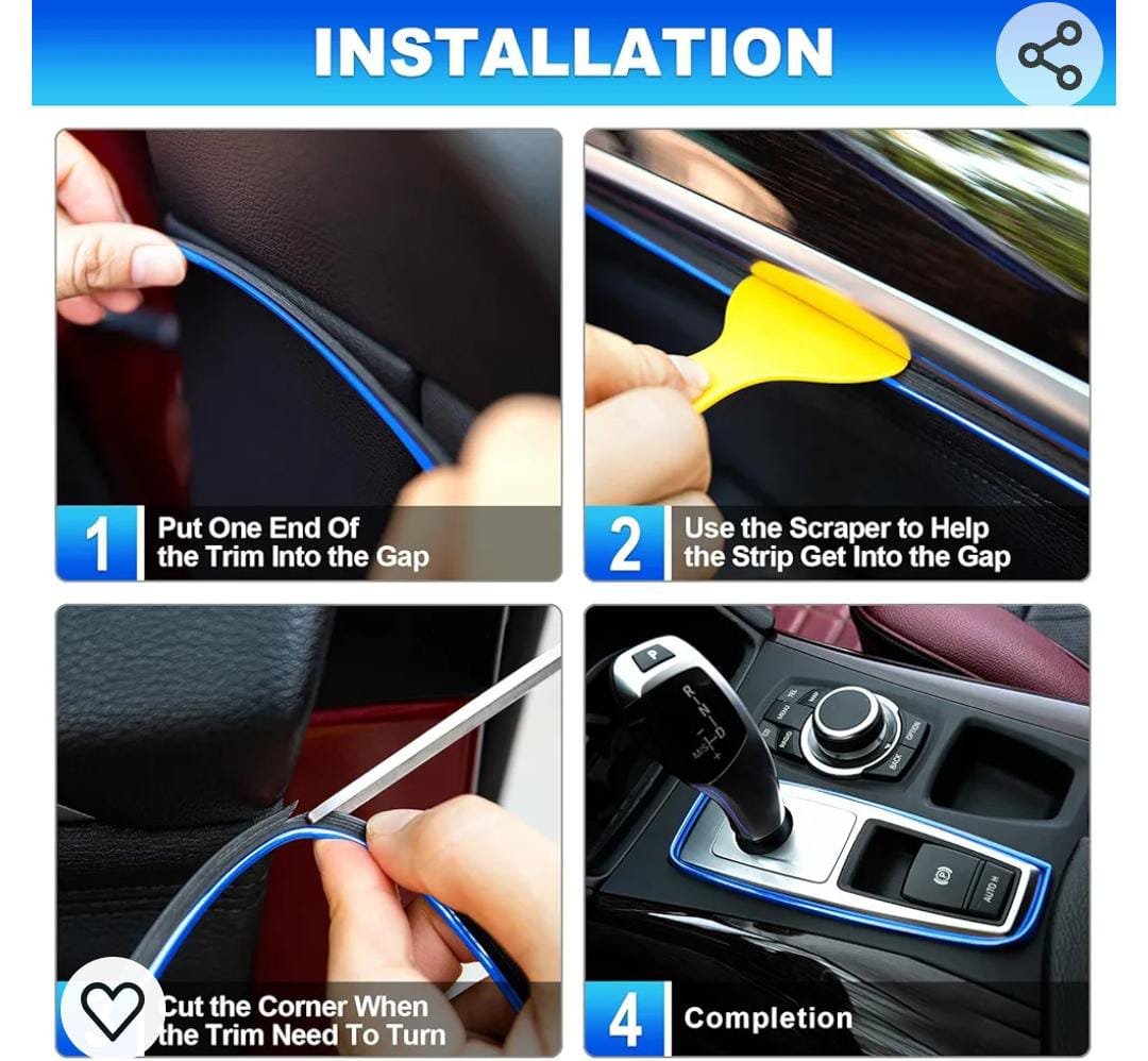 5Meter Cars Auto Accessories Dashboard Car Styling Interior... - Image 5