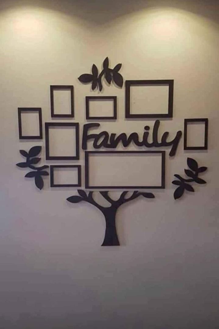 3D Wall Art Family Tree