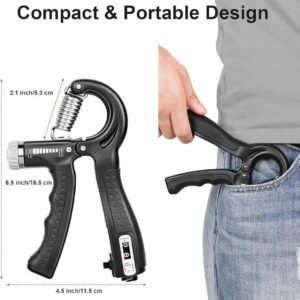 Hand Grip Strengthener Adjustable Resistance Wrist Strengthener...