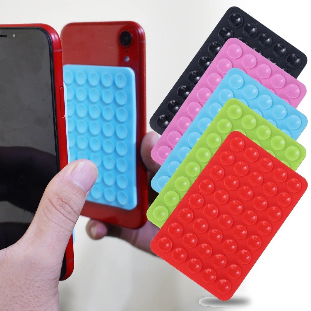 Mobile Phone Silicone Suction Cup Square Mobile Phone Single-Sided... - Image 4