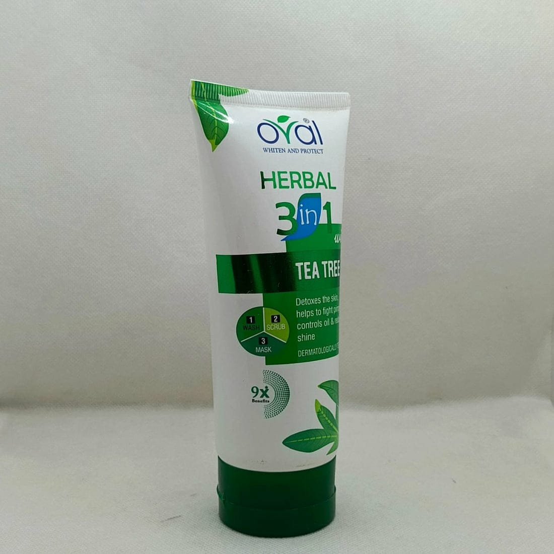 Oval 3 In 1 Tea Tree Herbal Tube  ( 150 Ml)