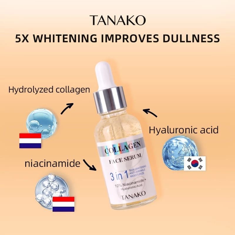 3 In 1 Korean Natural Oil Whitening &Amp; Anti Aging Serum 30Ml