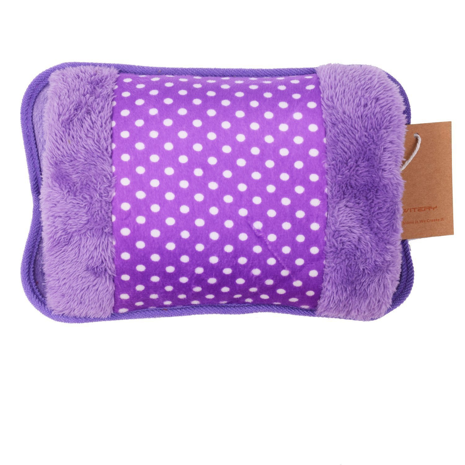 Electric Hot Water Bag Heat Pad (Heat Bag) For Pain Relief Velvet... - Image 3