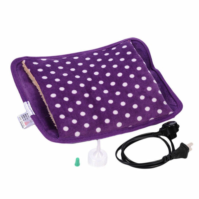 Electric Hot Water Bag Heat Pad (Heat Bag) For Pain Relief Velvet... - Image 4