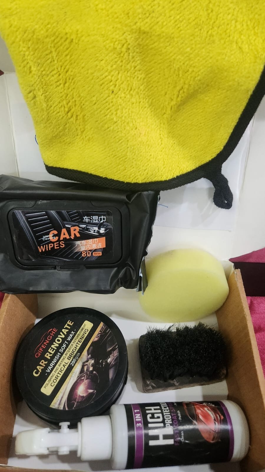 Car Care Kit A Maintenance Kit For Your Car To Clean Indoor N Outdoor - Image 4