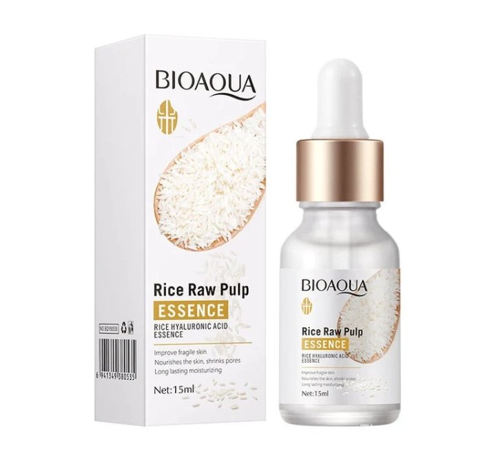 Bioaoua Hyaluronic Acid Rice Raw Pulp Essence Face Serum 15Ml - Image 3