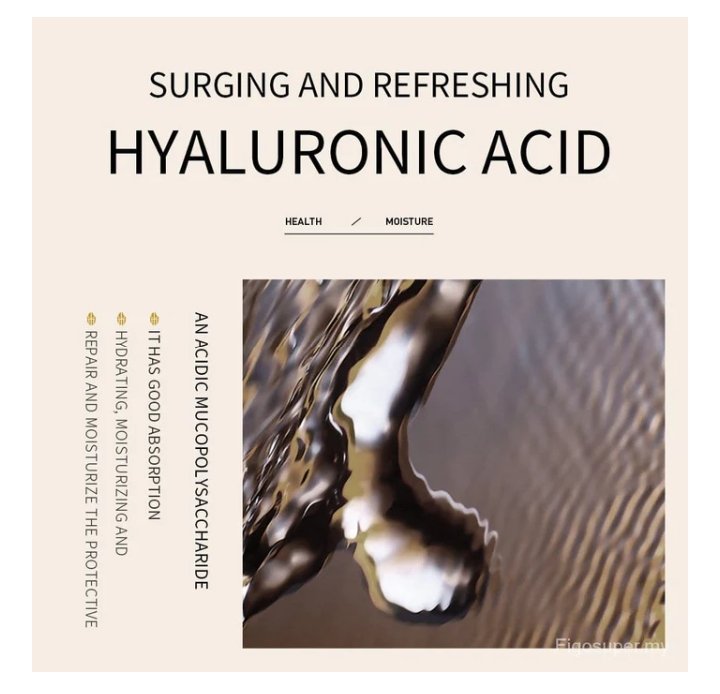 Bioaoua Hyaluronic Acid Rice Raw Pulp Essence Face Serum 15Ml