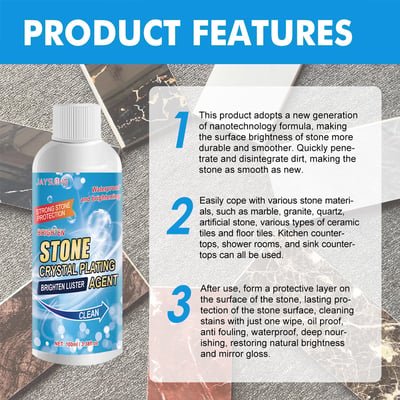 Stone Crystal Plating Cleaner Agent Stonework Polishing And... - Image 3