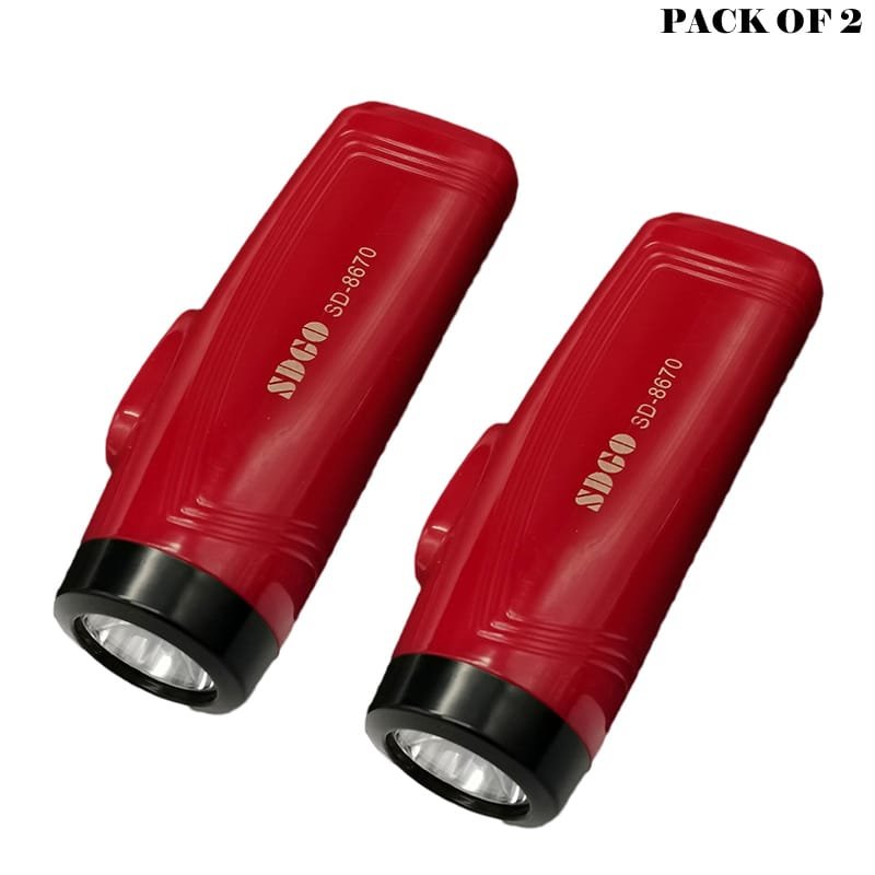 Pack Of 2 Multifunction Portable Super Bright Usb Rechargeable...