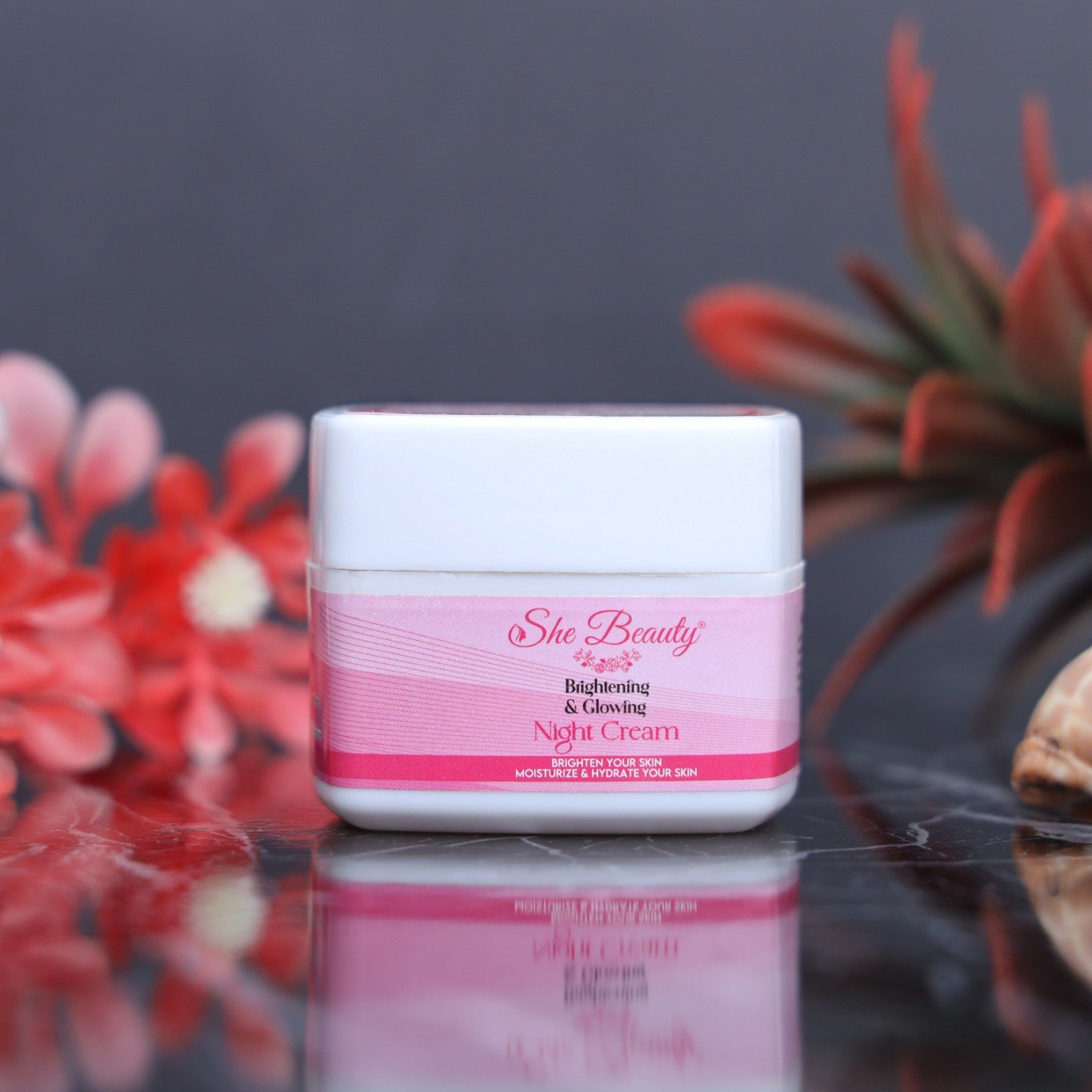 She Beauty Whitening Night Care Cream ,Fragrance-Free Night Cream - Image 4