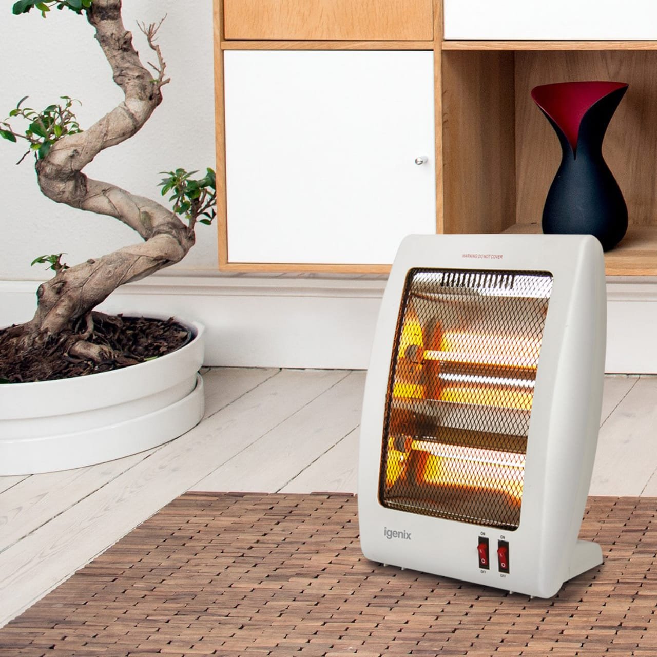 Electric Quartz 800W 2 Rod Electric Heater (Hs-312)