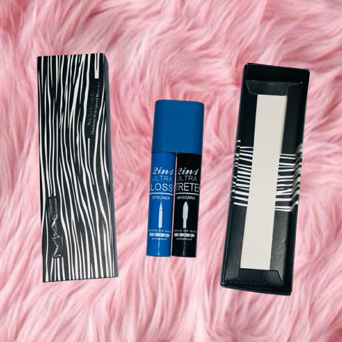 2 In 1 Waterproof Eye Lashes Mascara And Eyeliner With More...