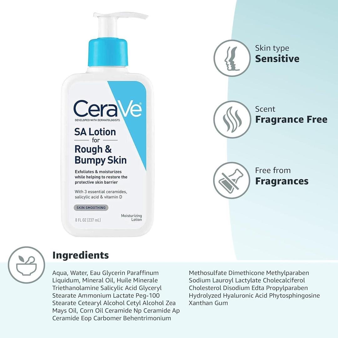 Cerave Sa Lotion For Rough And Bumpy Skin For Making It More...