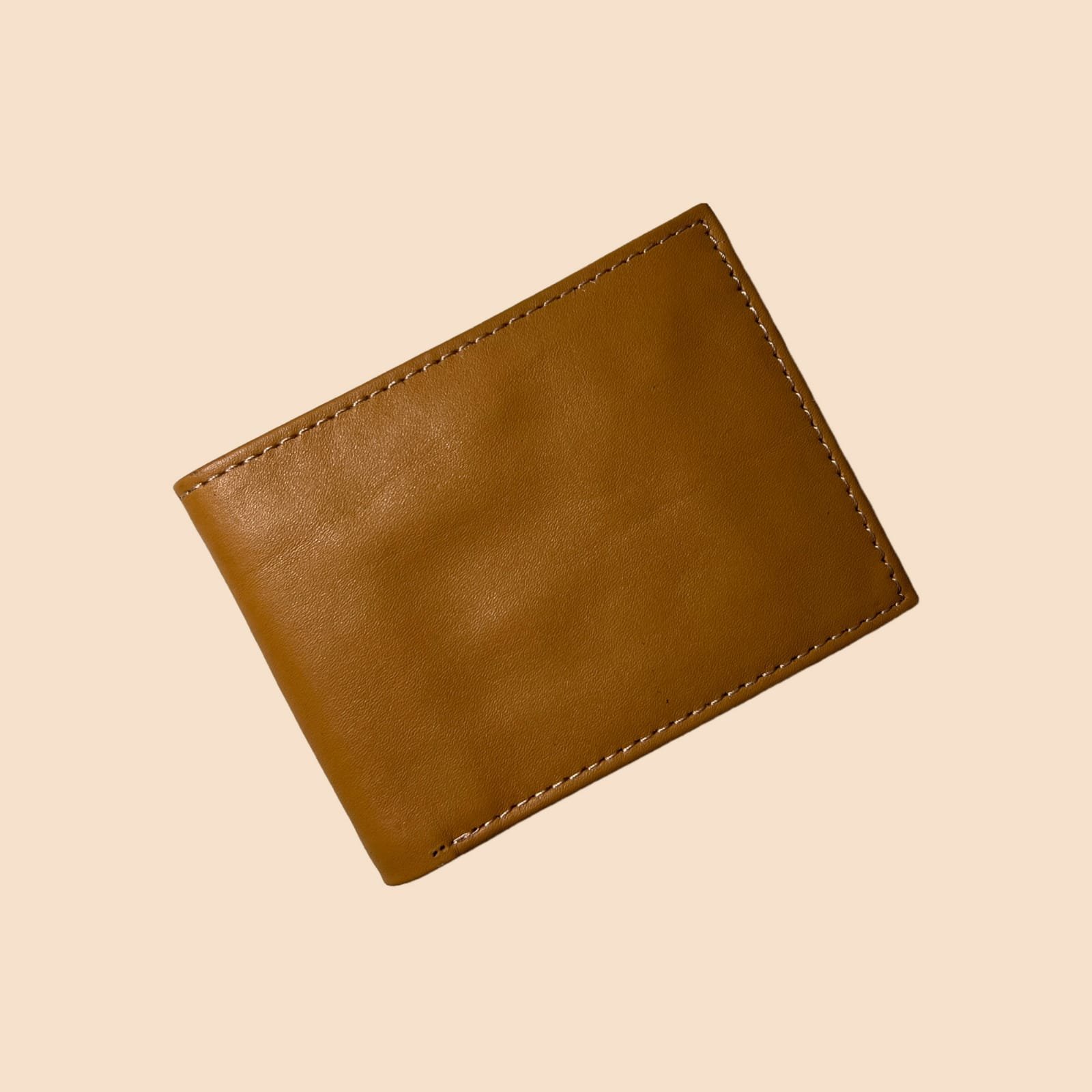 Buffalo Leather  Plain Wallet Men Short Wallet Purse Small Vintage...