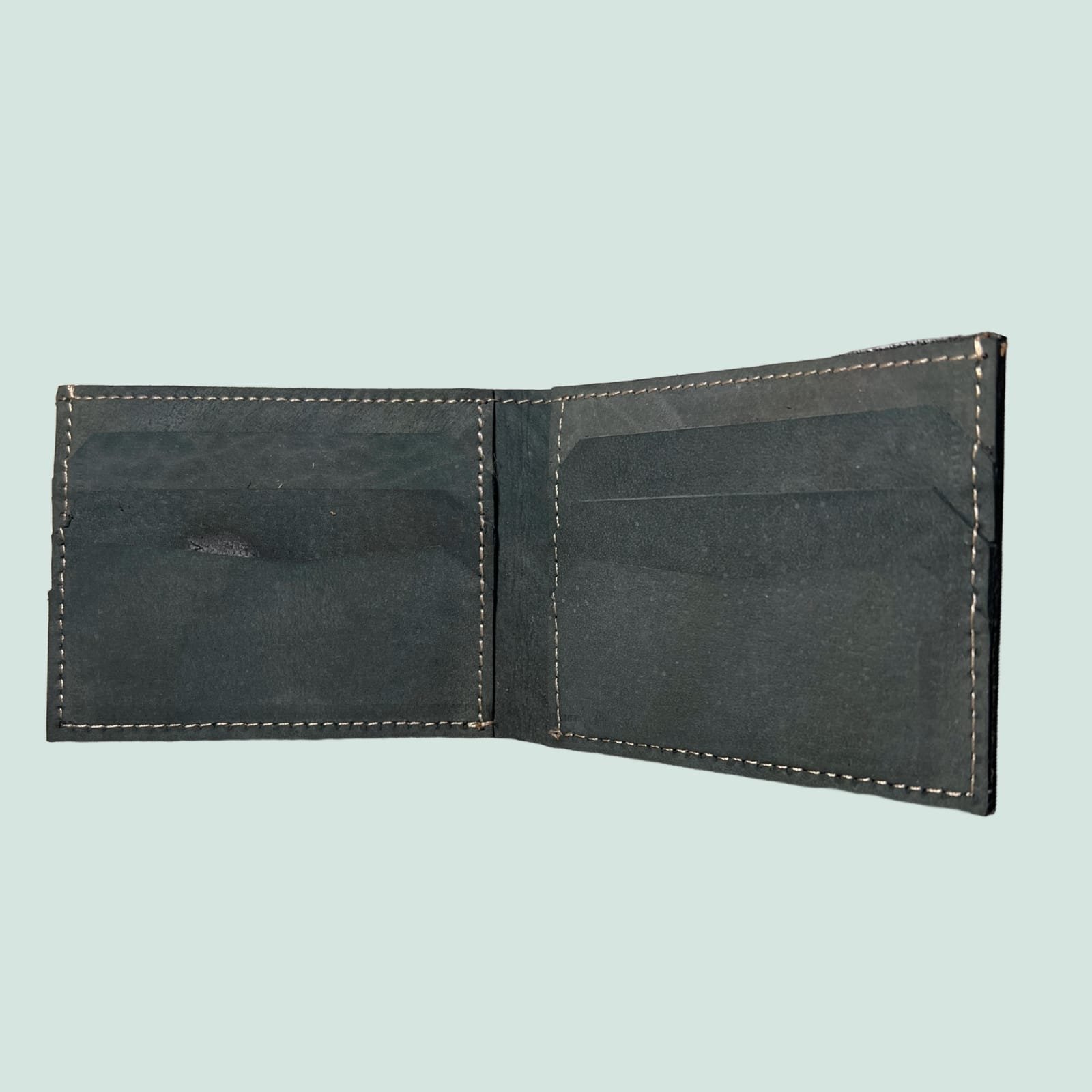Neubic Cow Leather Plain Wallet Men Short Wallet Purse Small...