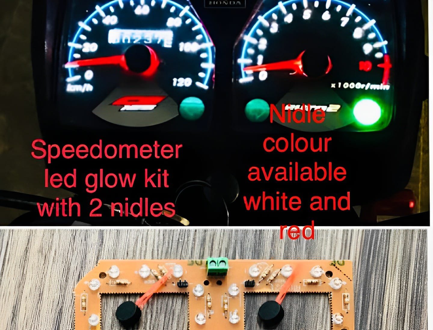 Honda Spedometer Led Glow Kit With Niddle For Honda Cg 125... - Image 3