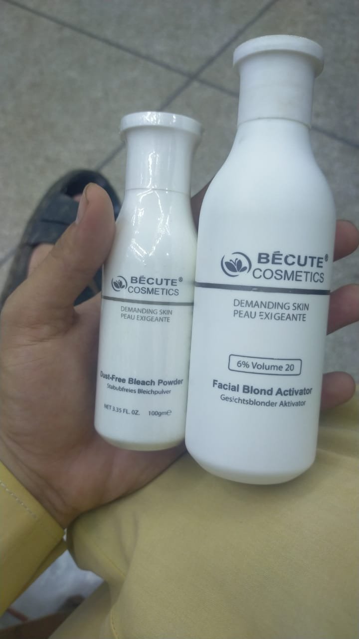 Becute Skin Polish Set - Becute Bleach Powder &Amp; Facial Blonde... - Image 5