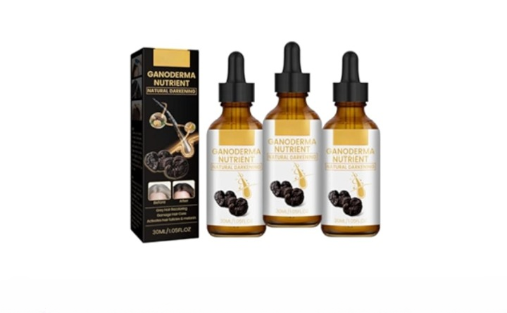 Natural Gandoderma Anti Greying Hair Darkening Serum For Your Hair... - Image 3