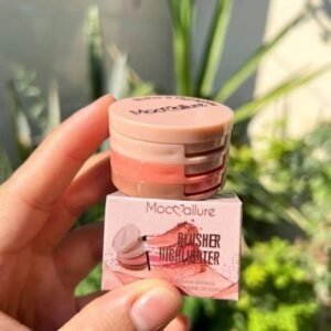 Mocallure 3 In 1 Blusher Highlighter Kit Package Includes: 1 X...