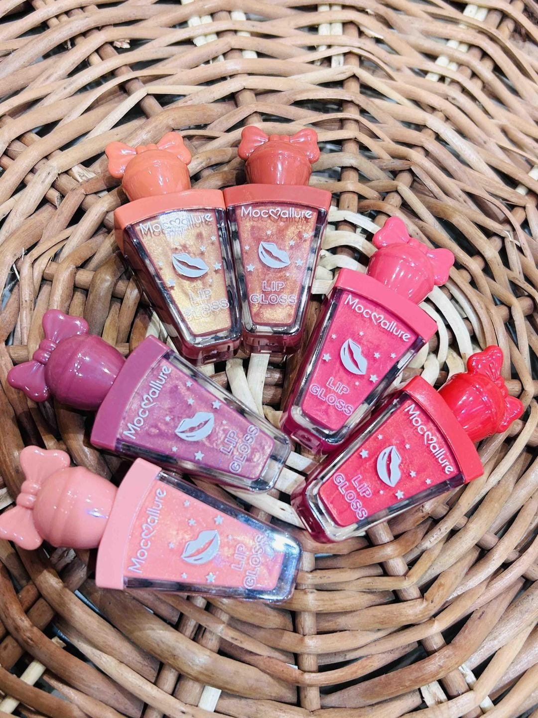 Pack Of 6 Mocallure Bow Style Cute Lipgloss High Pigment... - Image 2