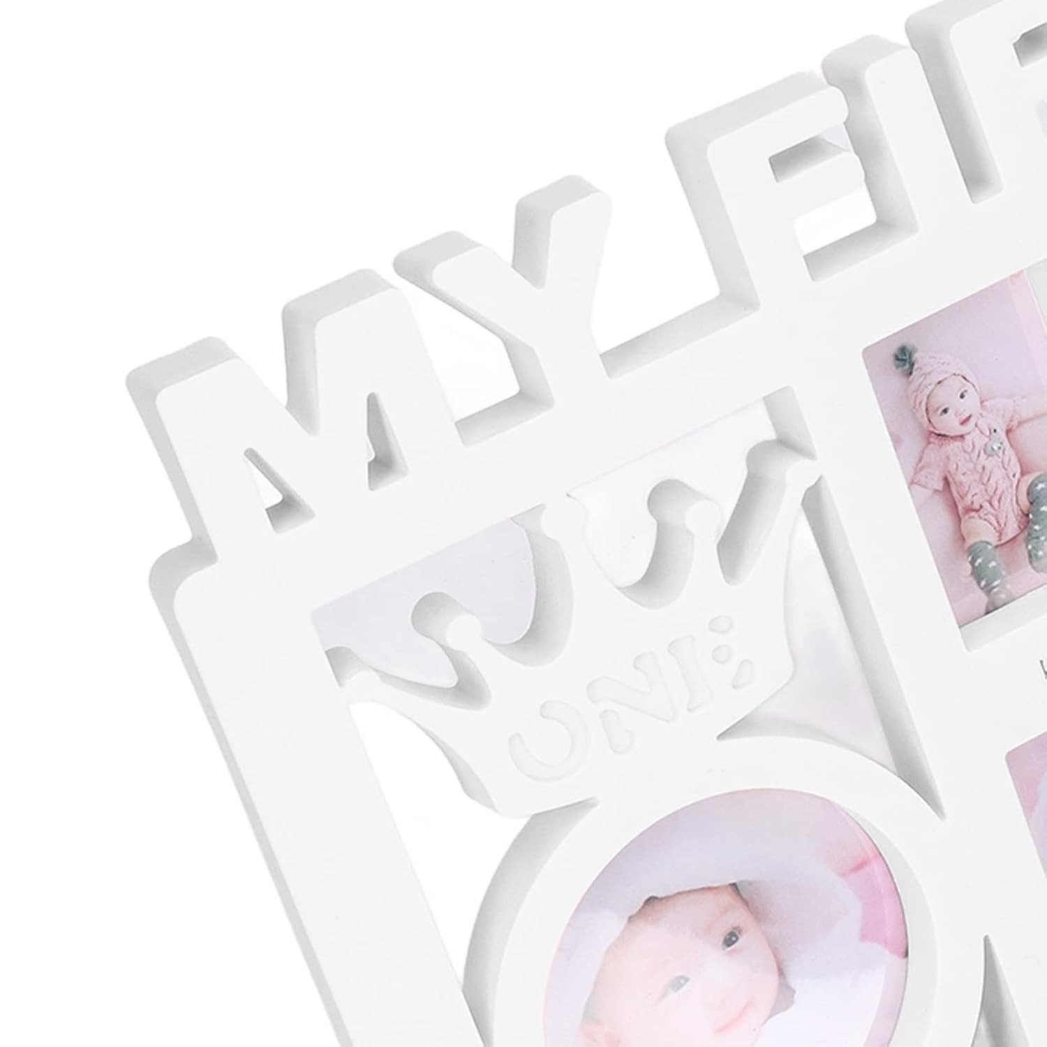 Newborn Baby Photo Frame Baby Pictures Plastic Frame For 12 Months... - Image 4