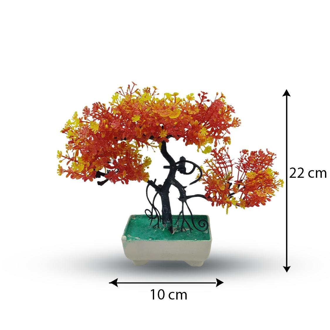 Orange Artificial Bonsai Tree ( 1 Piece )