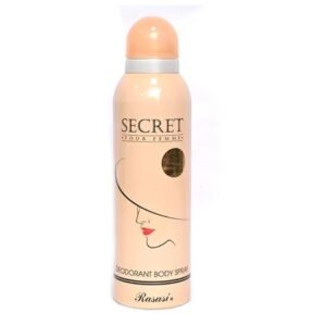Rasasi Secret Pour Femme Deodorant Body Spray - 200Ml