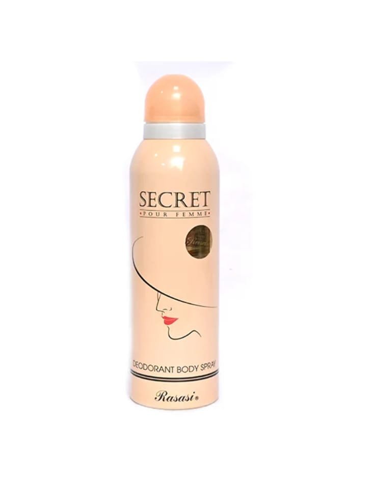 Rasasi Secret Pour Femme Deodorant Body Spray - 200Ml