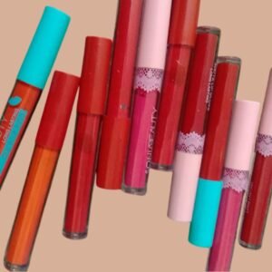 Pack Of 6 High Pigment Long Lasting Matte Lipgloss Soft &Amp;...