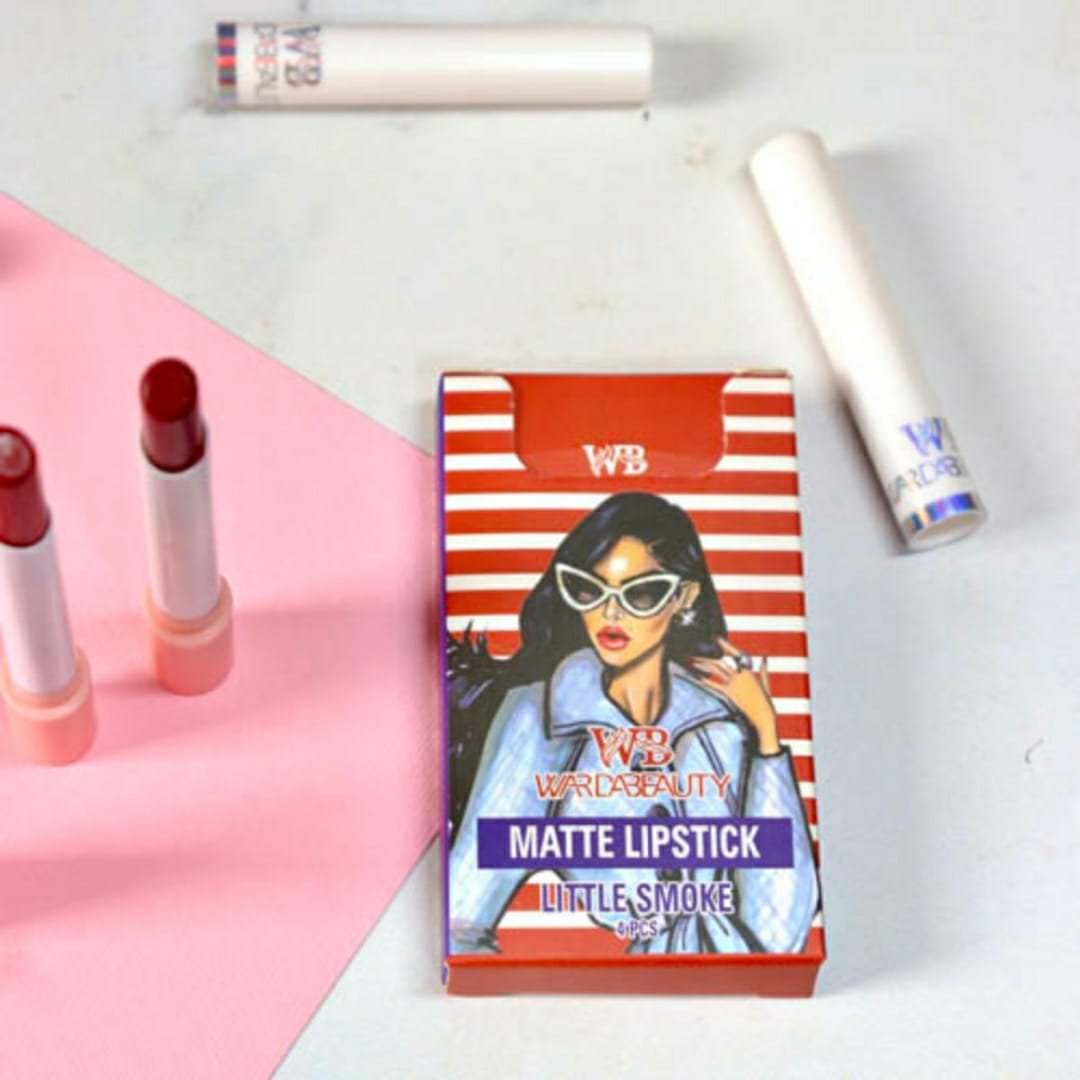 Pack Of 4 High Pigment Lipstick, Fatty Base Lipstick Naturally...