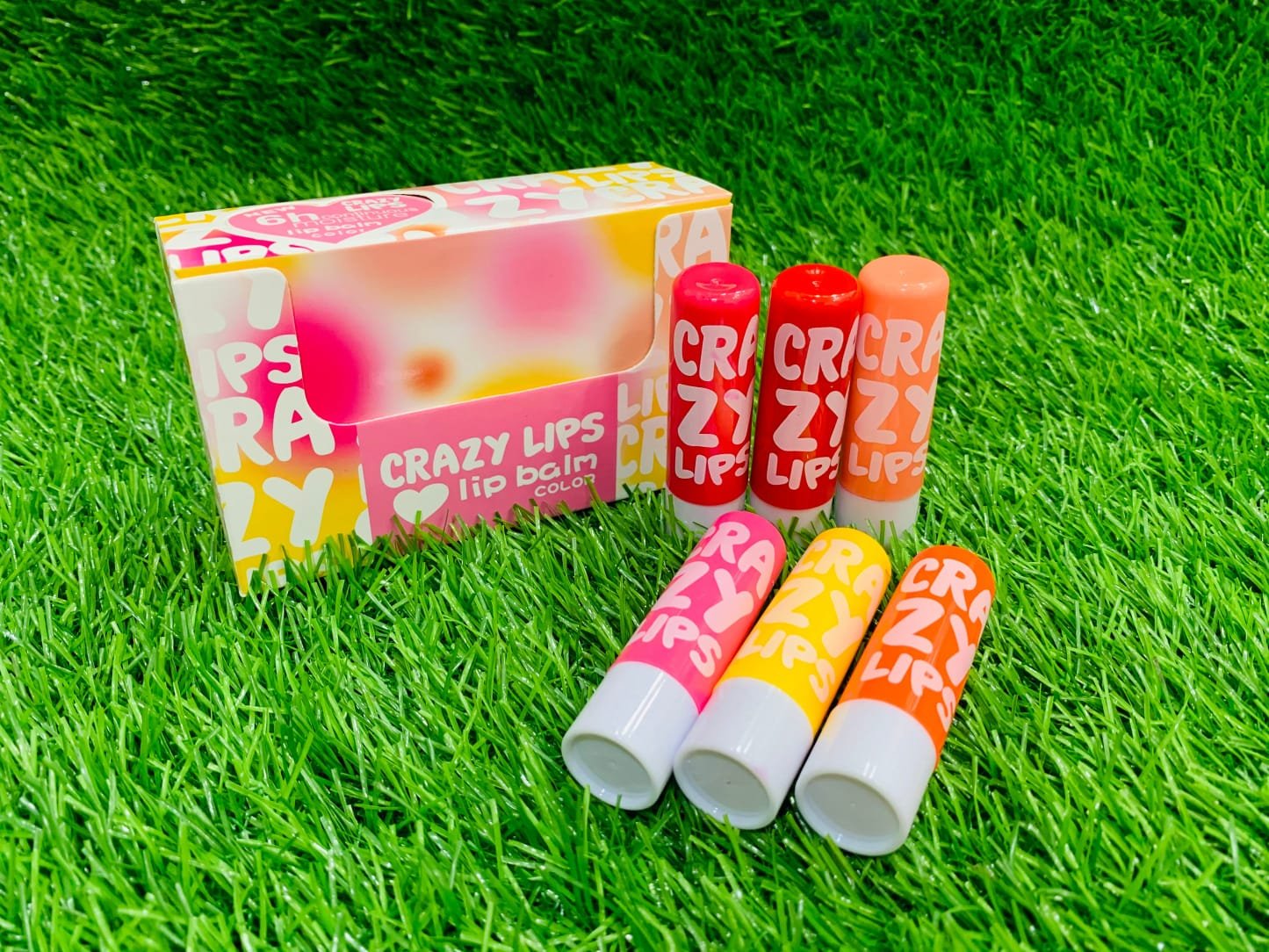 Pack Of 3 Crazy Tinted Lip Balm, Magic Chapstick Hydrated &Amp;...
